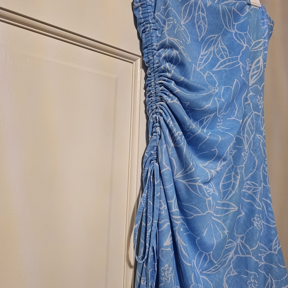 SHEIN Blue Strapless Dress - Picture 3 of 4